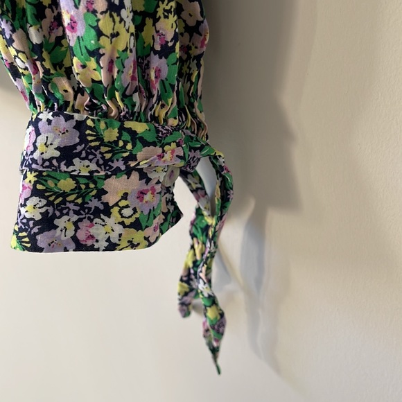 Maeve by Anthropologie floral puff sleeve blouse in medium - Picture 2 of 7